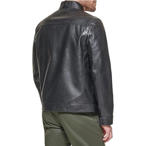 Blouson en cuir pour homme Clean Finish, fabriqué en cuir résistant à l'usure, offrant un aspect soigné et une utilisation fiable - Product Image 2