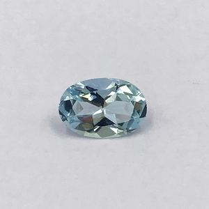 ซื้ออัญมณีสีฟ้า100% ธรรมชาติขนาด11.8x8.2มม. รูปไข่เหมาะสำหรับต่างหูสร้อยคอและแหวน - Product Image 4