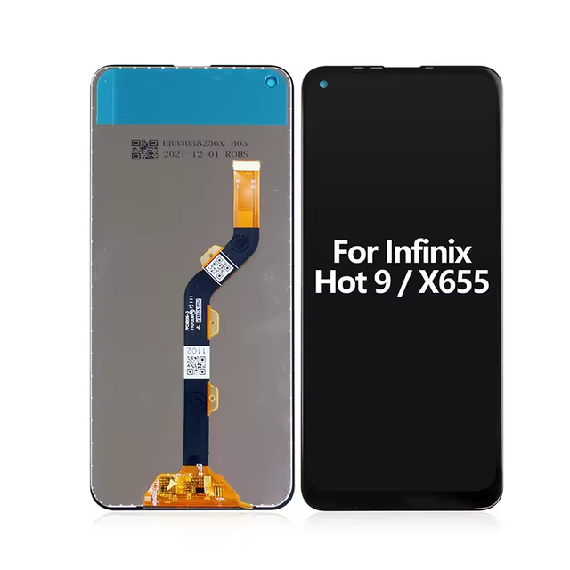 Mobile Phone LCD Touch Screen Digitizer Assembly High Infinix Hot 9/Hot 9 Pro/Hot 9 Play-Original 1 Year Warranty 100% Tested