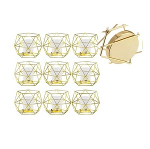 Support de bougie votive minimaliste moderne pour table, intérieur et extérieur, pour bougies chauffe-plat, décoration pour la maison, l'hôtel, le bureau, les mariages et les fêtes - Product Image 5