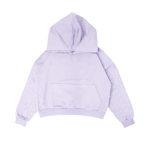Sudadera con capucha de diamantes de imitación de color sólido personalizada al por mayor para hombres, fabricantes de ropa, sudadera con capucha de diamantes de imitación de peso pesado - Product Image 1