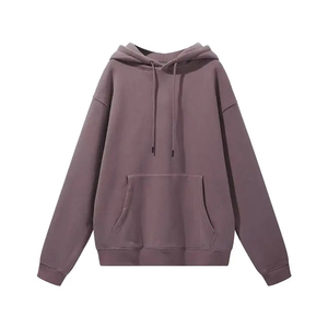 เสื้อฮู้ดดี้ผ้าฟลีซหนานุ่มแบบครอป ตัดขอบดิบ แต่งลายปะติด สไตล์วินเทจ สีซีดจาง ไม่มีกระเป๋า สำหรับผู้ชาย - Product Image 3
