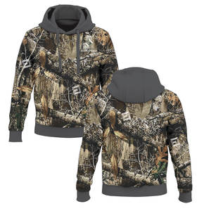 Design personnalisé de haute qualité hommes chasse sweats à capuche solide tenue décontractée durable Camo daigner sweats à capuche du Pakistan - Product Image 3