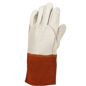 Guantes de soldadura de cuero exigibles con protección de manos de alta calidad 100% a un precio asequible para guantes de cuero para hombres - Product Image 3