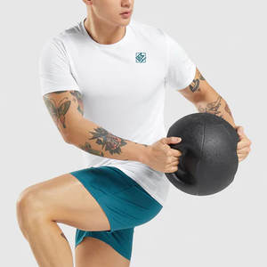 Venta caliente precio al por mayor logotipo personalizado diseño hombres camiseta transpirable nuevo estilo hombres gimnasio camiseta - Product Image 4