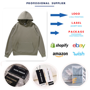 Sudaderas con capucha de peso pesado para hombre personalizadas al por mayor 380 gramos poliéster algodón liso teñido para la temporada de invierno de gran tamaño 380 gramos personalizadas - Product Image 4