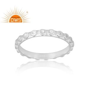 Hot Design Sterling Silver Band <b>Ring</b> For Women Custom Jewelry For Women Gift For Her. <b>Indian</b> Custom Collection - Product Image 1