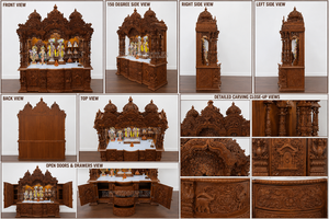 Grand Temple en Bois de style Indien du Sud Swaminarayan BAPS, Modèle Designer, pour la Prière (Pooja), en Promotion pour les Maisons Australiennes - Product Image 4