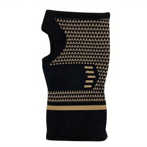 Protector de muñeca de gimnasio bajo OEM, muñequera de compresión personalizada, muñequera tejida, culturismo, Mangas de brazo deportivas, Palma de Fitness - Product Image 1