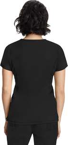 Healing Hands-Top Exfoliante para mujer, cuello en V con 2 bolsillos, estiramiento de 2 vías y paneles laterales de punto de yoga para ajuste Delgado- - Product Image 2