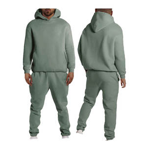 2025 pantalones largos con capucha para mujer conjunto de ropa deportiva Otoño Invierno Color sólido Casual suelta Sudadera con capucha conjunto de 2 piezas - Product Image 5