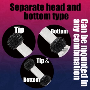 Anillo Vibrador de Silicona para Pene con Puntas y Protrusiones, Modelo P26-01, Marca Prime MENSPOWER Shigeki - Product Image 4