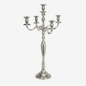 Portavelas de Metal y aluminio de 5 brazos, decoración de boda - Product Image 6