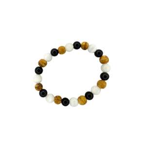 Pulsera de cuentas de Palo Santo Pulsera de chips de cristal de cuarzo rosa con cuentas aromáticas de Palo Santo Venta al por mayor Pulsera de Palo Santo - Product Image 5