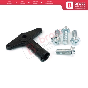 ฝาครอบดุมล้ออัลลอย BSP501 ขนาด 22.3 มม. พร้อมน็อตสกรูและกุญแจสำหรับ Clio Espace Scenic Laguna Megane Modus Vel Satis Twi - Product Image 4