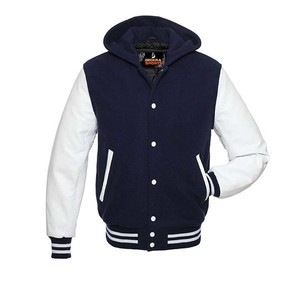 Chaqueta universitaria unisex personalizada para hombre, chaqueta de béisbol universitaria informal de alta calidad - Product Image 3