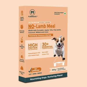 Nueva Llegada: Alimento Balanceado para Perros Sin Carne de Cordero, Superalimento Vegano Premium con Alto Contenido de Proteínas, Tofu y Garbanzos, Calabaza Saludable - Product Image 1