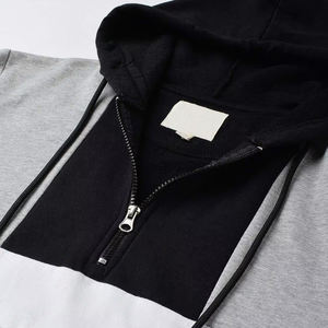 เสื้อฮู้ดดี้ผู้ชายผ้าฝ้ายแท้ 100% ย้อมสีพื้น สไตล์ใหม่ MOQ ต่ำ คุณภาพดีที่สุด สำหรับฤดูหนาว ซิปแบบเต็มตัว แขนยาว ระบายอากาศได้ดี ผ้าฟลีซ - Product Image 6