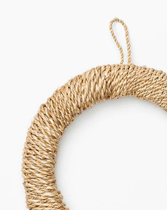 Wholesale Eco-Friendly Seagrass Detachable Circle Crown Foldable <b>Wall</b> Decoration Bathroom Shoes <b>Spice</b> Storage New Style Toy <b>Rack</b> - Product Image 1