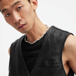 Chaqueta de cuero de calidad superior para hombre estilo con chaqueta de cuero de vaca 100% original - Product Image 6