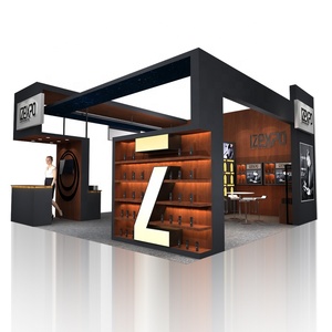 Stand de Exhibición Izexpo de Construcción Rápida en 30 Minutos, Stand Personalizado para Ferias Comerciales, Stand de Madera para Ferias Comerciales, Stand para Ferias de Dubái - Product Image 1