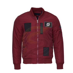 Blouson aviateur en satin de haute qualité pour hommes col à capuche toile légère saison d'hiver meilleur design pas cher en gros fabriqué au Pakistan - Product Image 6