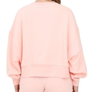 High Quality Womens Loose Hoodie Sweatshirt With <b>Patchwork</b> Design and Button Down Collar Hoodie & Sweatshirt - Product Image 6