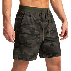 Shorts cargo pour hommes en tissu de toile, sublimation, respirant, séchage rapide, style décontracté, look moderne - Product Image 1