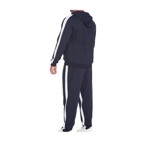 Chándal de hombre sólido de diferentes colores informal en blanco personalizado jersey de dos piezas de manga larga de alta calidad chándales de algodón de invierno para hombre - Product Image 5