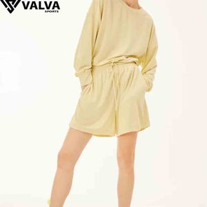 Sweat-shirt surdimensionné pour femme, imprimé personnalisé, automne/hiver, polyester/coton écologique, fermeture éclair, service de vente en gros OEM - Product Image 6