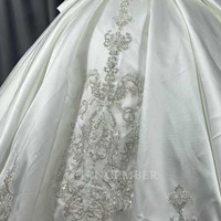 Robe de mariée Jancember LSCM79, col carré princesse, paillettes, Vestidos De Novia