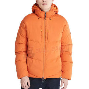Chaqueta de Invierno para Hombre, Larga, con Cuello Alto, Logotipo Frontal, Bolsillos con Cremallera, Impermeable, Resistente al Viento, Transpirable y con Capucha - Product Image 2