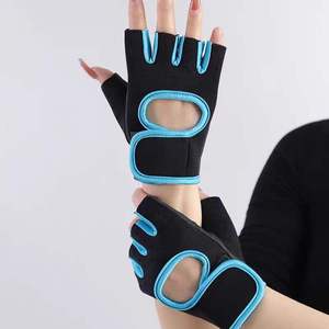 Wholesale Fitness Wholesale Custom Logo Anti-Slip Palm Bodybuilding Breathable Workout Workout Cycling <b>Gym</b> Wrist Support Gloves - Product Image 6