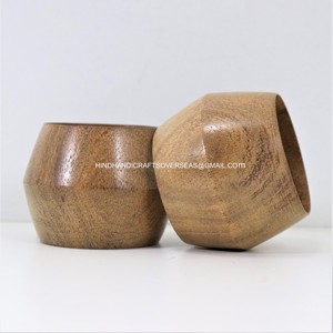 Anillo de servilletero redondo de madera de diseñador de alta calidad para el hogar, Hotel, restaurante, boda y fiesta, vajilla, accesorios de cocina - Product Image 2