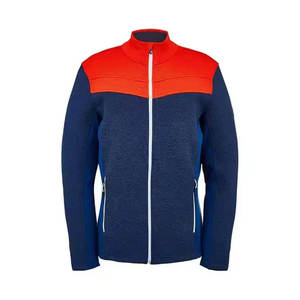 Veste en polaire de laine ajustable pour homme, style urbain, écologique, col montant, haute qualité, service OEM, respirante et coupe-vent - Product Image 1