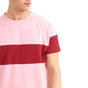 เสื้อยืดผ้าฝ้าย100% แขนสั้นสำหรับผู้ชายเสื้อยืดผ้าฝ้ายพิมพ์ลายน้ำหนักมากกำหนดเองโลโก้ได้ - Product Image 4