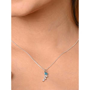NOVAMART Fine Buy Premium 925 Sterling <b>Silver</b> Pendants for Women Girls Animal Shape <b>Box</b> <b>Chain</b> Rose Gold Zircon Emerald Cut Pearl - Product Image 6