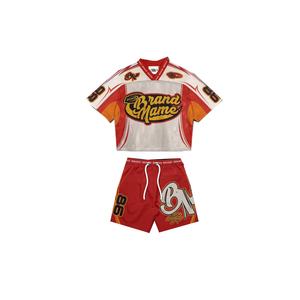 Short de basket-ball imprimé solide costume maillot grande taille de haute qualité pour l'été conception de sublimation classique respirant grande taille - Product Image 1