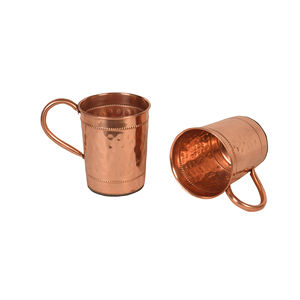 100% tasses en cuivre pur pour Moscou Mule produit en métal fait à la main de haute qualité prix de gros fabrication - Product Image 1
