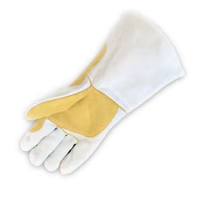 Guantes protectores de cuero de vaca de alta calidad 2025 Guantes de soldadura resistentes a la abrasión de Seguridad Premium para uso diario - Product Image 1