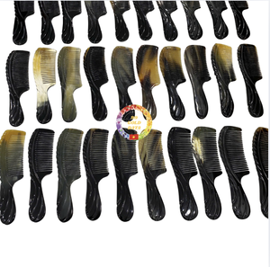 Vietnam rustique corne peigne fait à la main naturel buffle poli artisanat accessoire décoratif Eco Souvenir cadeau Unique - Product Image 1