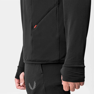 Sweat à capuche d'entraînement pour hommes de qualité supérieure respirant, pull à séchage rapide pour la course à pied et les sports de plein air thermiques - Product Image 4