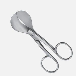 Ciseaux chirurgicaux manuels pour cordon ombilical Mod.USA, en acier inoxydable, instruments obstétricaux certifiés CE pour l'accouchement et l'utilisation médicale - Product Image 4