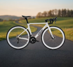 Vélo de route vintage CTRr-2026 - Cadre en fibre de carbone, fourche en acier inoxydable, 27 vitesses, double suspension - Product Image 1