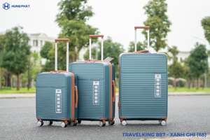 Venta directa de fábrica 887 Pp Maletas Juego de maletas irrompibles y duraderas Ruedas silenciosas dobles Equipaje Bolsas de viaje Colgado Phat - Product Image 3