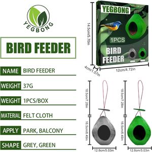 Easy-to-Fill Outdoor <b>Hanging</b> Hummingbird Feeder for Backyard Birds for Patio Window <b>Garden</b> - Product Image 3