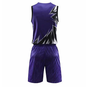 Uniforme de basket-ball de haute qualité confortable avec logo personnalisé Meilleur uniforme de basket-ball en tissu doux - Product Image 2