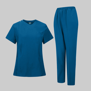 Uniformes de Enfermería Personalizados al por Mayor con Logotipo, Uniformes Médicos Unisex de Manga Corta, Uniforme de Enfermería Personalizado para Hospital - Product Image 4