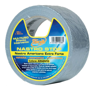Reinforced 25 m X 50 mm Silver Multipurpose Waterproof <b>Electrical</b> <b>Tape</b> - Product Image 1