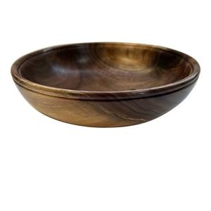 Plat moderne de luxe pour mariage et réception, plat à fruits, plat de service de cuisine, plat de service alimentaire, finition en noyer, bol en bois - Product Image 2